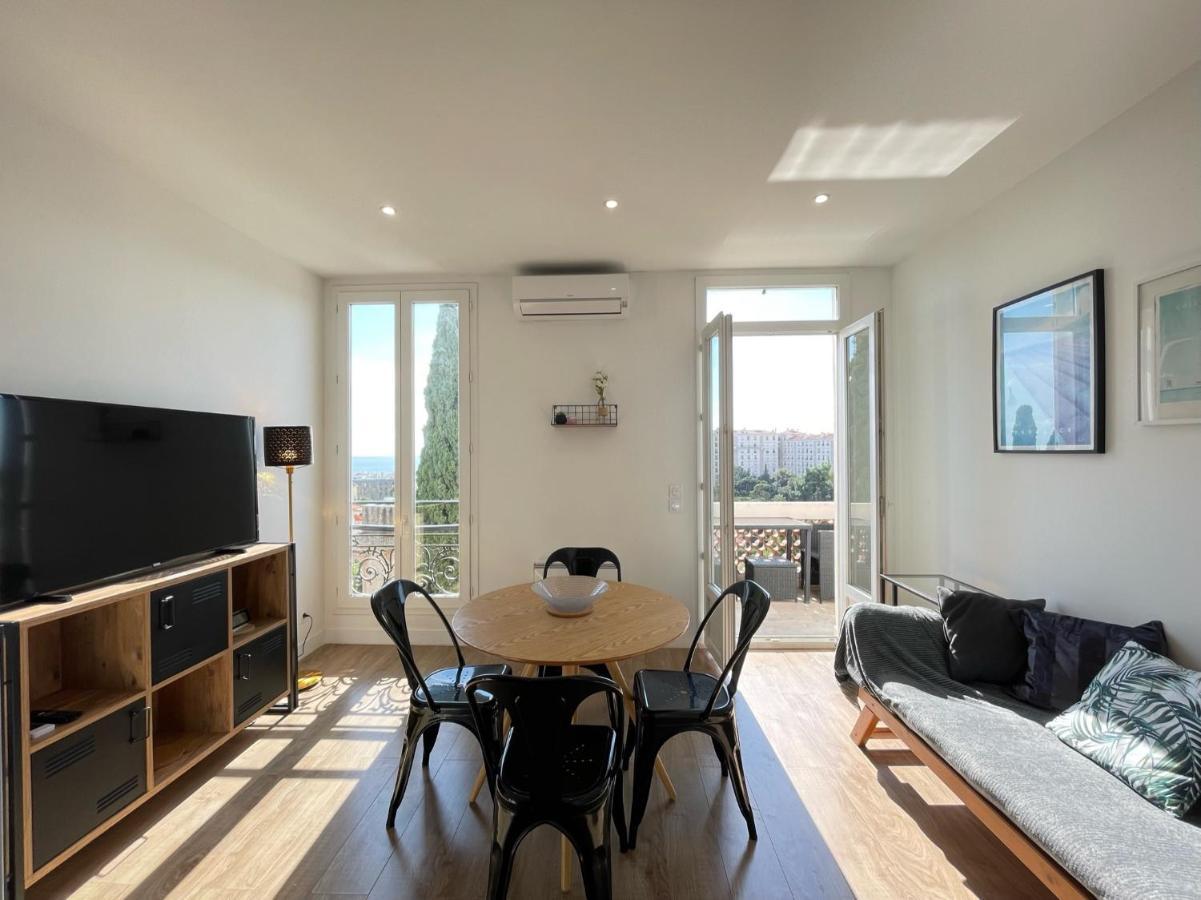 Nice Renting - Cambrai - Luxurious Sea View Terrasse - King Bed - Parking - Ac - Fully Equipped 외부 사진